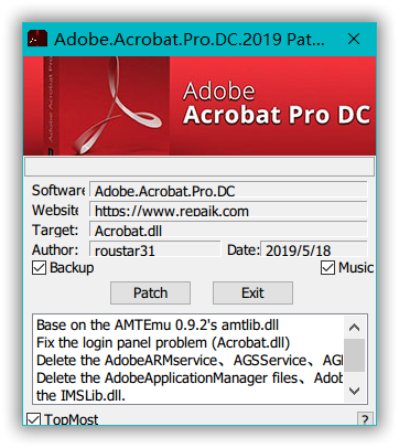 Adobe Acrobat Pro DC para Mac. dmg
